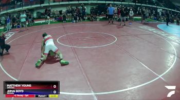145 lbs Quarterfinal - Matthew Young, Oregon vs Jhmai Boyd, Nevada