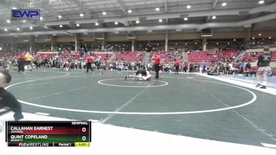 130 lbs Semifinal - Quint Copeland, Bennett vs Callahan Earnest, Jayhawk