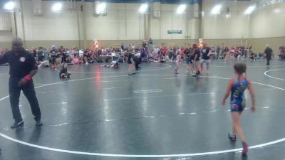 55 lbs Rr Rnd 4 - Millie Kerth, Not Plain Jane's - Pink vs Avery Holley, Hernando Wrestling Club