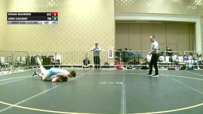 113 lbs Consi Of 32 #2 - Ethan Waxberg, Betsu vs Josh Caicedo, Paw
