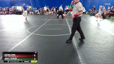 76 lbs Round 4 (8 Team) - Jimmy Hurley, Neighborhood Wrestling vs Jacob Long, Noke Wrestling RTC