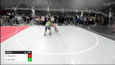 Rr Rnd 1 - Romin Doughty, Gladiator Wr Ac vs George Sprinkle, Valley WC