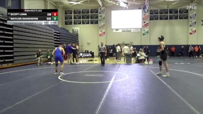 144 lbs Champ. Round 1 - Waylon Daughetee, Dubuque Hempstead vs Scott Long, Cedar Rapids Washington