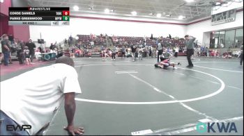 58-61 lbs Rr Rnd 1 - Corde Daniels, Team Of Hard Knox vs Parks Greenwood, Mannford Pirate Youth Wrestling