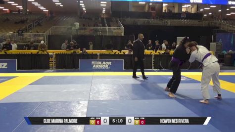 Heaven Nes Rivera vs Cloe Marina Palmore 2025 Pan Jiu Jitsu IBJJF Championship
