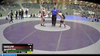 154 lbs Round 2 (4 Team) - Brandon Vath, Scio vs Mason Core, North Valley