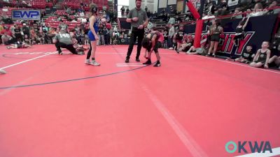 85 lbs Rr Rnd 2 - Kamden Burk, Perry Wrestling Academy vs Liam Richey, Blue Knights