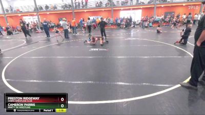 65 lbs Round 2 - Preston Ridgeway, Cobra Wrestling Club vs Cameron Parris, Ninety Six Wrestling