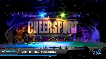 Spirit of Texas - Royal Gurlzz [2021 L4 Junior - Medium Day 1] 2021 CHEERSPORT National Cheerleading Championship