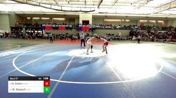 160 lbs Round Of 32 - Noah Colon, Manchester vs William Depault, Stafford