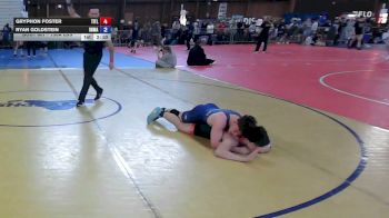 130A lbs Semifinal - Gryphon Foster, Titletown Fight Club vs Ryan Goldstein, Immaculata Hs