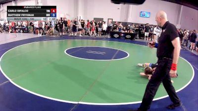 100 lbs Cons. Round 2 - Carlo Difalco, The Wrestling Academy vs Matthew Frykman, DeKalb Wrestling Club