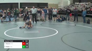 61 lbs Quarterfinal - Tommy Boyce, Broad Axe White ES vs Frankie Rella, Bitetto Trained ES