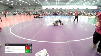 95 lbs Quarterfinal - Gabe Benyo, Mat Assassins Black vs Matthew Blanke, Illinois Menace