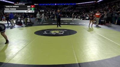 190 lbs Round Of 16 - Evelyn Vargas, Merced (SJ) vs Cesia Torres, Santiago/GG (SS)