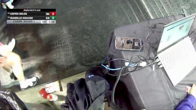 107 lbs Champ. Round 1 - Isabelle Krause, O`Neill Leprechaun Wrestling vs Aspen Miles, 308 Wrestling Academy