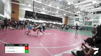 144 lbs Cons. Round 3 - Cameron Gorbani, Santa Monica vs Juleus Hernandez, Littlerock