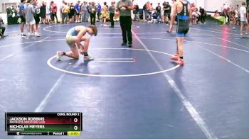 112 lbs Cons. Round 2 - Jackson Robbins, Rochester Wrestling Club vs Nicholas Meyers, Greenville