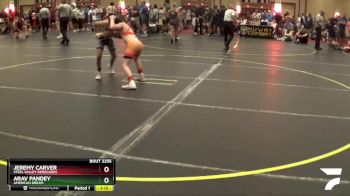 85 lbs 1st Place Match - Arav Pandey, American Dream vs Jeremy Carver, Steel Valley Renegades