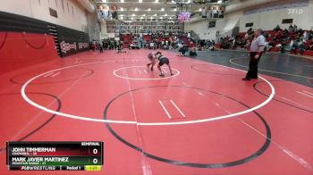 120 lbs Semifinal - Mark Javier Martinez, Mountain Range vs John Timmerman, Chaparral