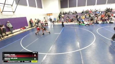 135 lbs Cons. Semi - Nixon Wilson, SYRACUSE vs Misieli Vuki, Team Pride Academy