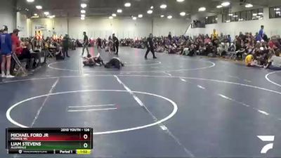 126 lbs Cons. Round 2 - Liam Stevens, Allendale vs Michael Ford Jr, Monroe WC