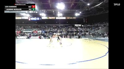 155 lbs Quarterfinal - Lexi Sanders, Rocky Mountain vs Jasmine Morales, McQueen