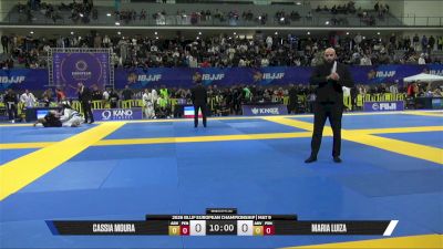 Maria Luiza vs Cassia Moura 2026 European Jiu-Jitsu IBJJF Championship