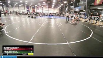 120 lbs Rd# 9- 2:15pm Saturday Final Pool - Demetri Molina, California National Team vs Blaze Van Gundy, Terps Xtreme
