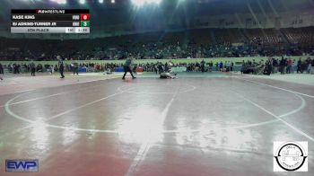 96 lbs 5th Place - Kase King, Verdigris vs Ej Adkins-Turner Jr, Union JH