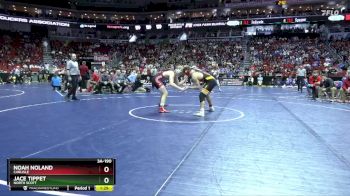 3A-190 lbs Champ. Round 1 - Jace Tippet, North Scott vs Noah Noland, Carlisle