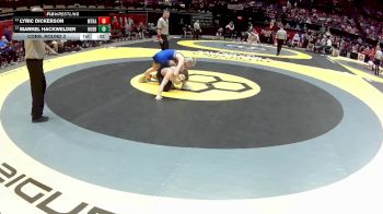 D2-120 lbs Cons. Round 2 - Lyric Dickerson, Miami Trace vs Markel Hackwelder, Hubbard