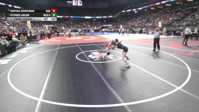 Cons. Round 1 - Sophia Wortman, Plainview/Osmond vs Ayvree Abler, Wayne
