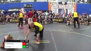 44 lbs Round 1 (6 Team) - Baylor Wittenburg, Untouchables Black vs Kennedy Turner, ARES Red