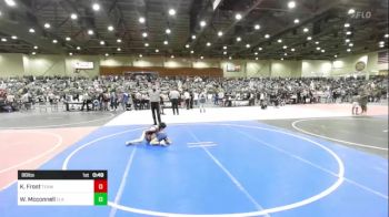 86 lbs 2nd Place - Kellen Frost, Team Aggression vs William Mcconnell, Elk Grove Wr Ac