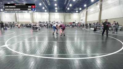 285 lbs Quarterfinal - Luis Jimenez, Brandon vs Jonathan Rogers, Youth Impact Center Wrestling Club