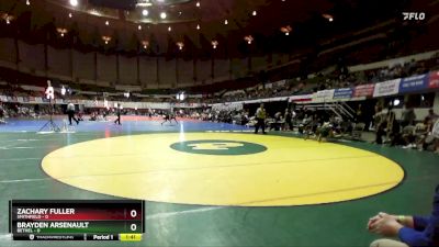 106 lbs Semis & Wb (16 Team) - Zachary Fuller, Smithfield vs Brayden Arsenault, Bethel