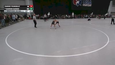 82 lbs Cons. Sub-rd Of 16 - Parker Youngblut, Immortal Athletics WC vs Dawson Gassen, Heartland Wrestling Academy