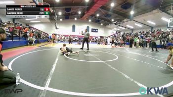 45 lbs 5th Place - Dante Perez, Tiger Trained Wrestling vs Kayden Kerr, Fort Gibson Youth Wrestling