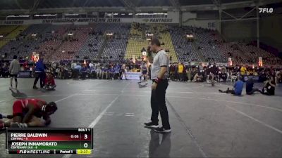 141 lbs Quarterfinals (8 Team) - Pierre Baldwin, Central vs Joseph Innamorato, Centenary (NJ)