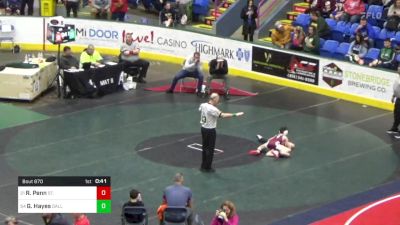 82 lbs Consi Of 32 #2 - Ryan Penn, St. Marys vs Gavin Hayes, Dallas