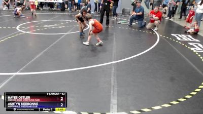 62 lbs Cons. Round 4 - Ashtyn Nerbonne, North Pole Wrestling Club vs Hayes Ostler, Anchor Kings Wrestling Club