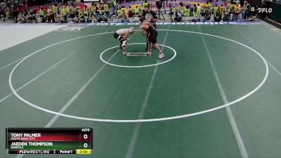 1st Place Match - Tony Palmer, South Sioux City vs Jaeden Thompson, Norfolk