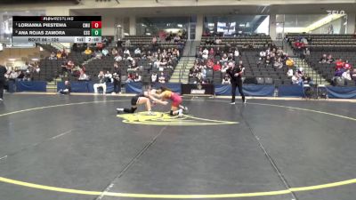 124 lbs Quarterfinal - Lorianna Piestewa, Colorado Mesa University vs Ana Rojas Zamora, Chadron