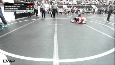 60-65 lbs Rr Rnd 1 - Aurora Velazquez, Lexington Wrestling Club vs Eliya Hernandez, Wesley Wrestling Club