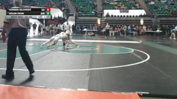 5A 144 lbs Quarterfinal - Korben Gilchrist, East Limestone vs Nolen Dunn, Arab