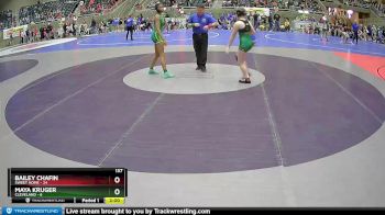 137 lbs Round 1 (4 Team) - Bailey Chafin, Sweet Home vs Maya Kruger, Cleveland
