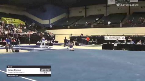 Isaac Chang - Floor, Queen City Gymnastics - 2021 USA Gymnastics Development Program National Championships