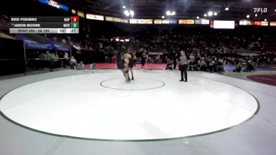 6A 190 lbs Cons. Round 2 - Jaron Moore, Mountain View vs Reid Pokibro, Highland-P