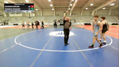 145 lbs Round Of 16 - Jackson Rowling, NC vs Dominick Spadaro, CT